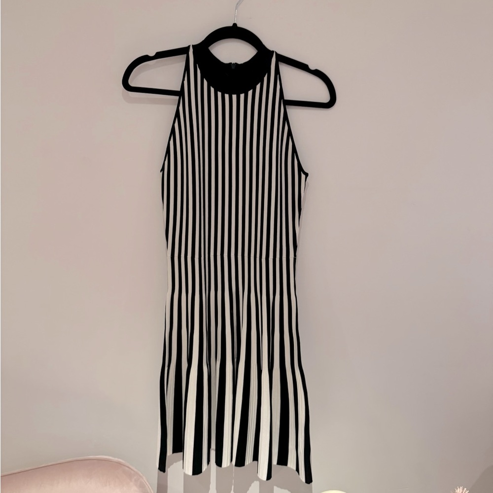 NWT- Black and White dress